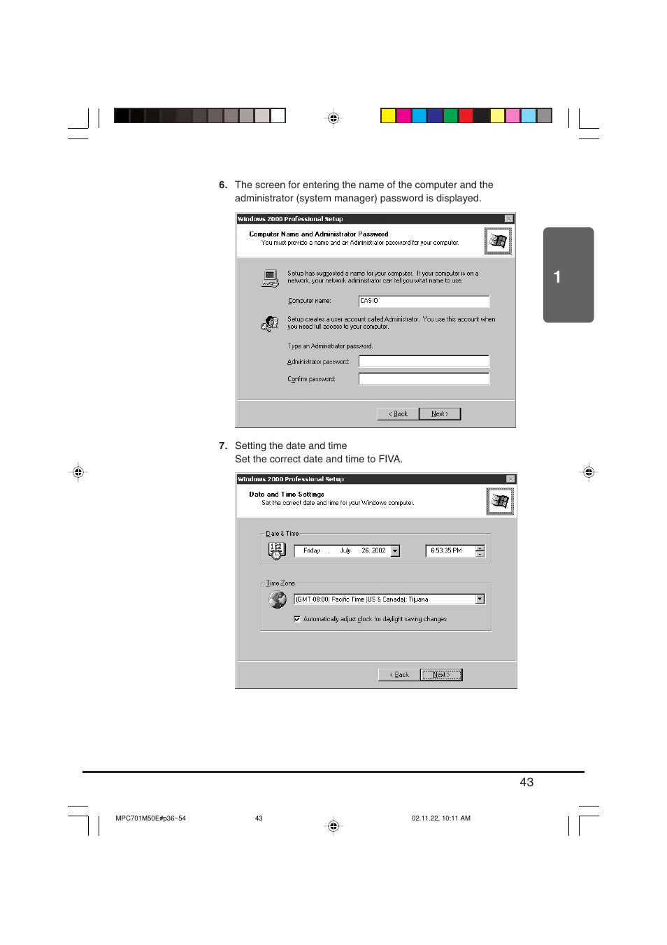 Casio MPC-701 User Manual | Page 45 / 160