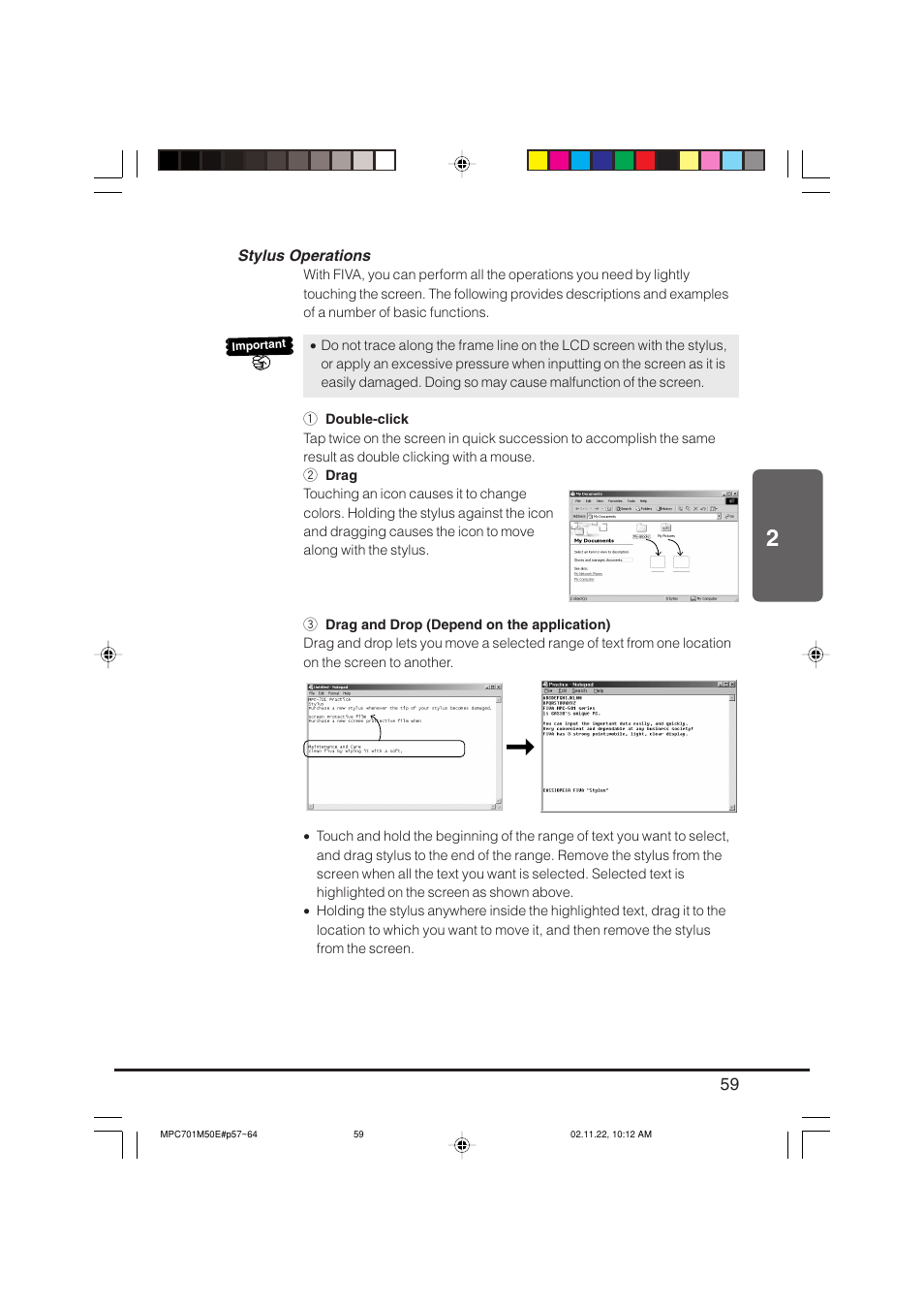 Casio MPC-701 User Manual | Page 61 / 160