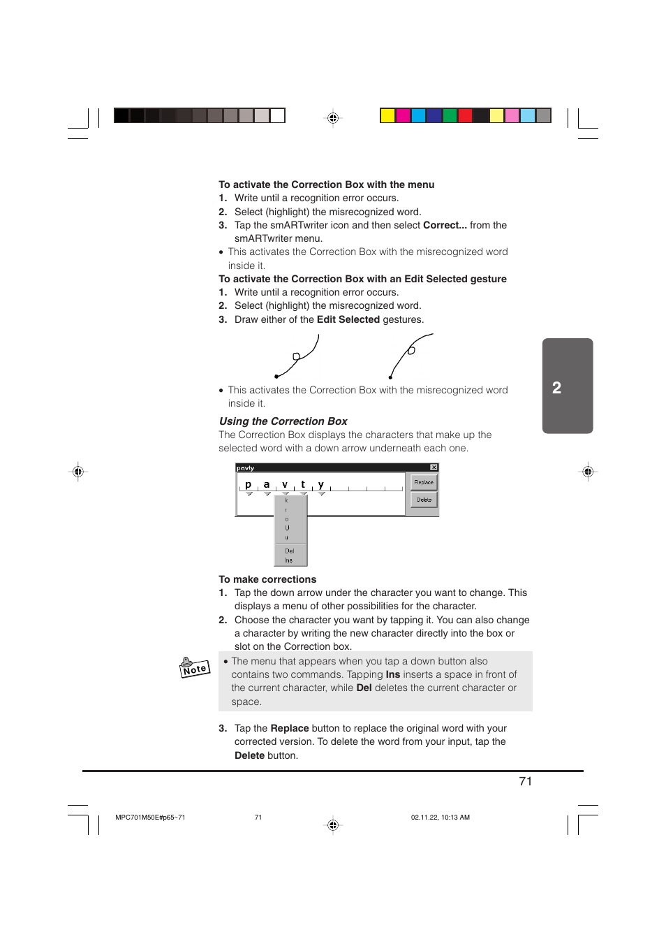 Casio MPC-701 User Manual | Page 73 / 160