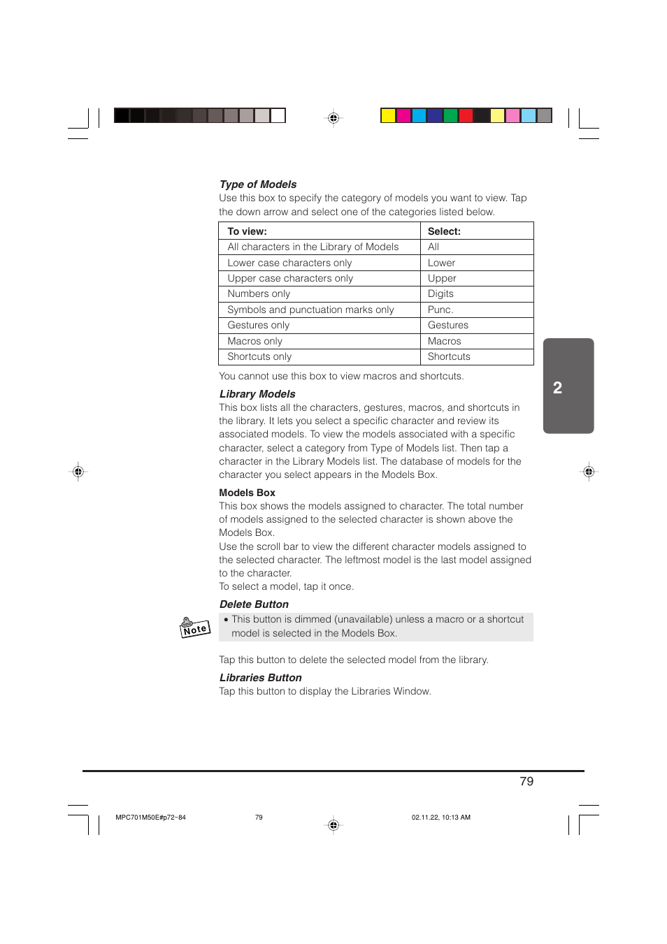 Casio MPC-701 User Manual | Page 81 / 160