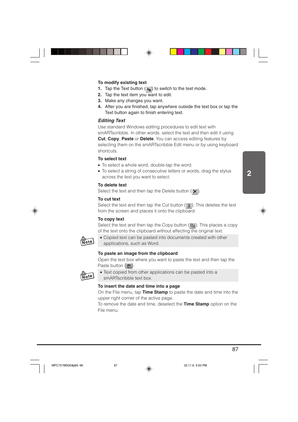 Casio MPC-701 User Manual | Page 89 / 160