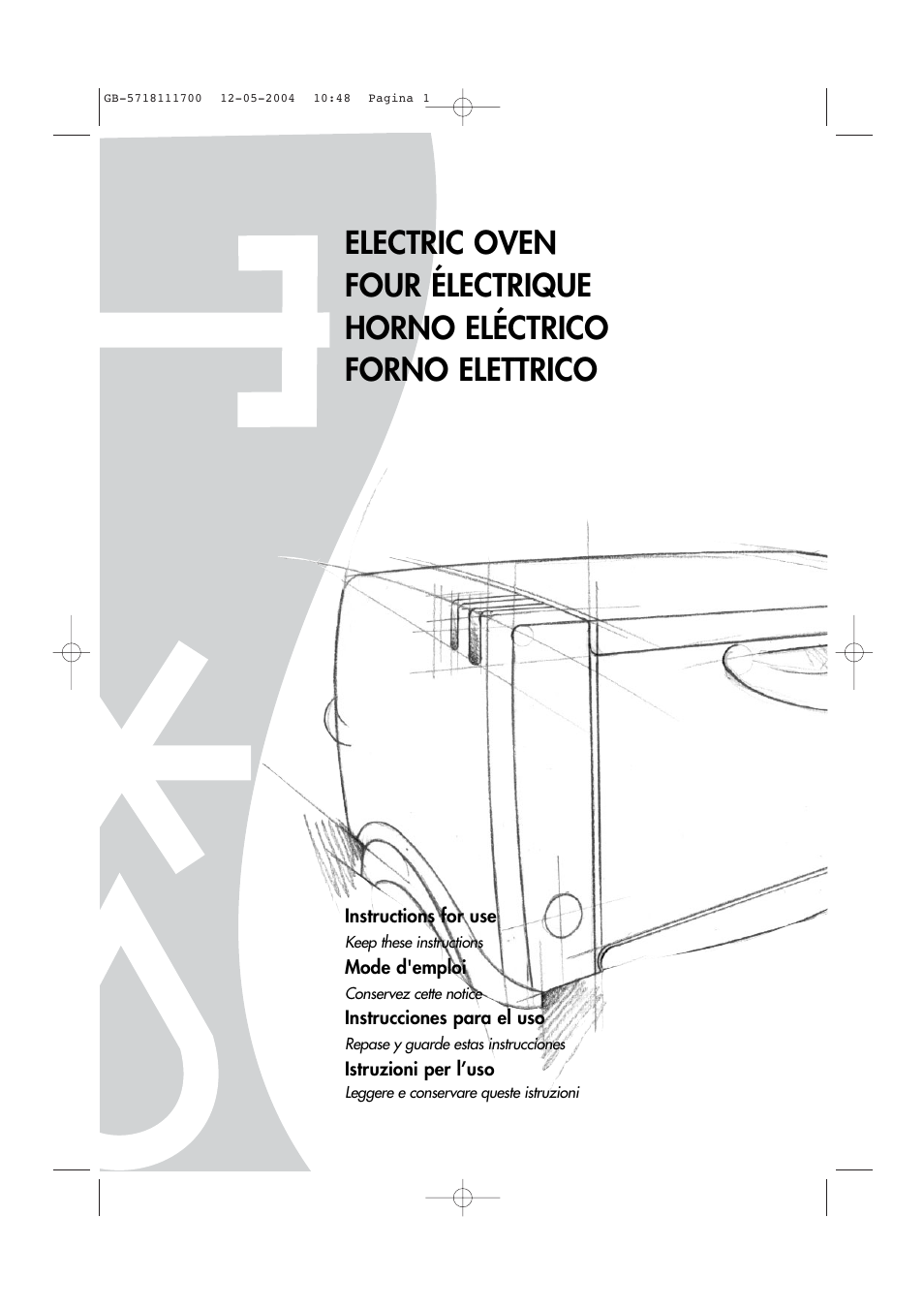 DeLonghi EO1200 Series User Manual | 46 pages