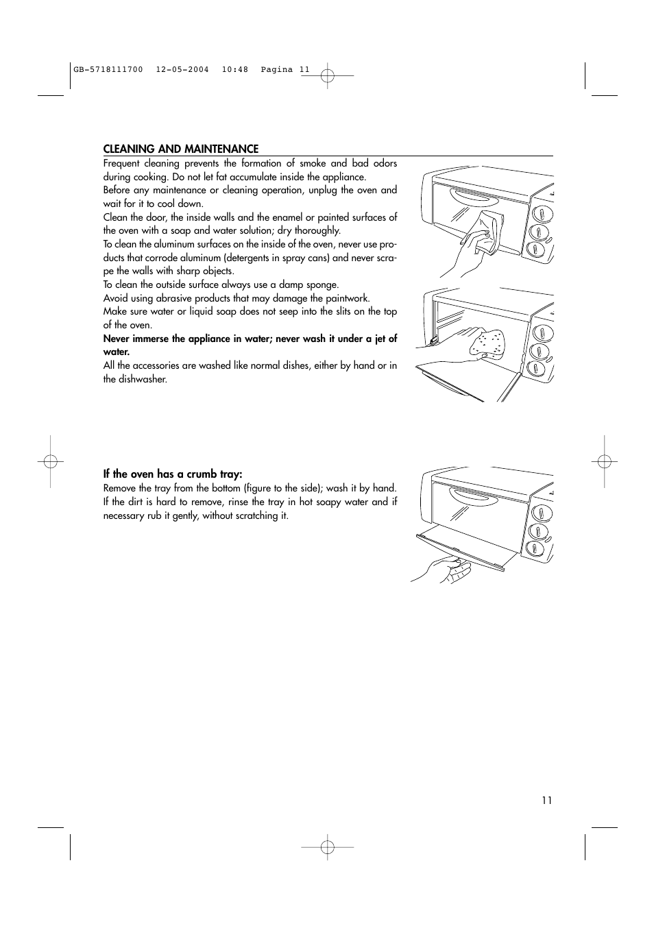 DeLonghi EO1200 Series User Manual | Page 11 / 46