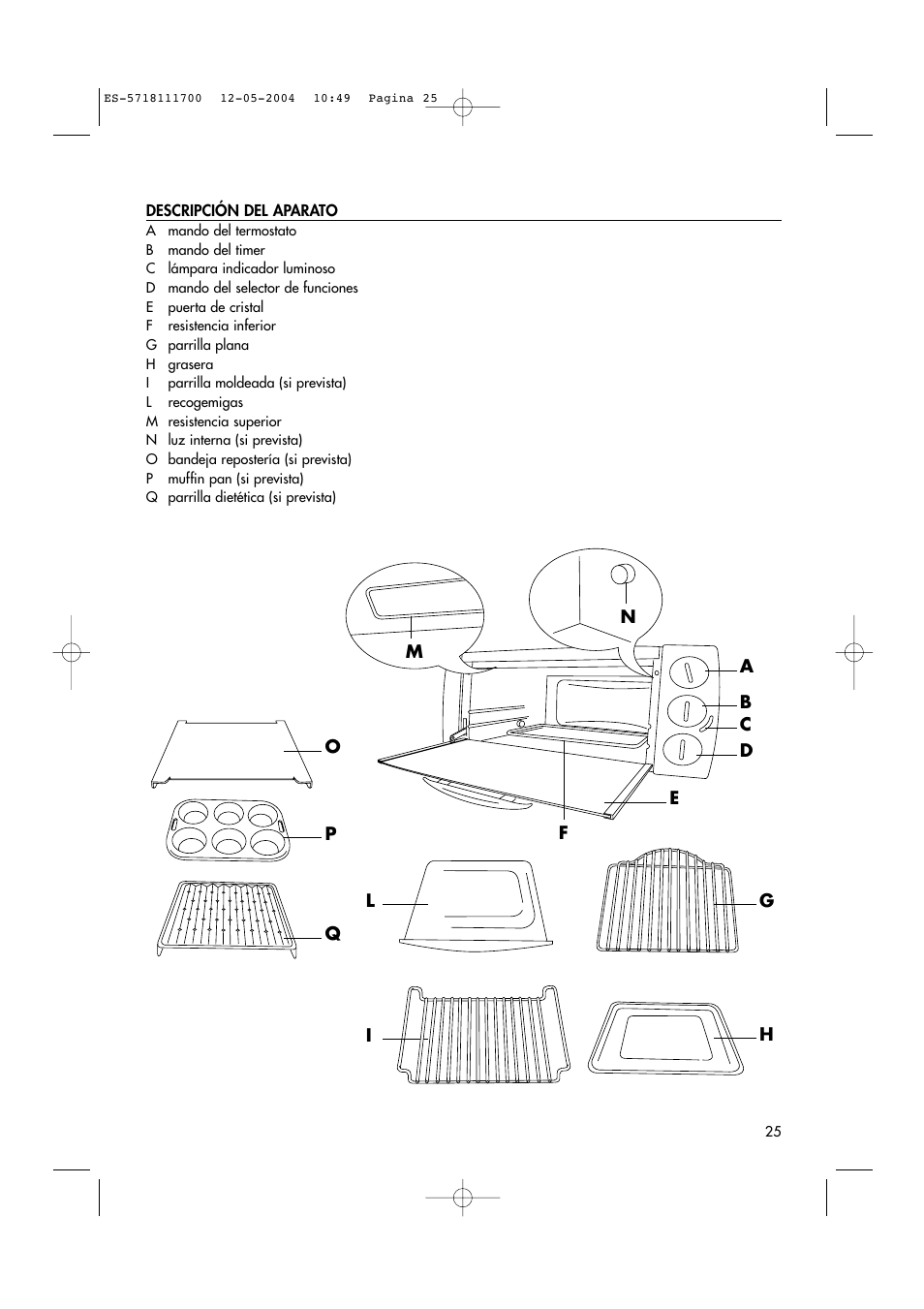 DeLonghi EO1200 Series User Manual | Page 14 / 46