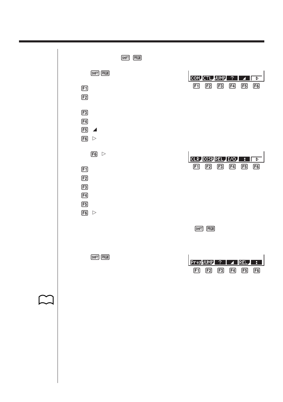 5 program (prgm) menu | Casio fx-9750G Basic Operation User Manual | Page 29 / 29