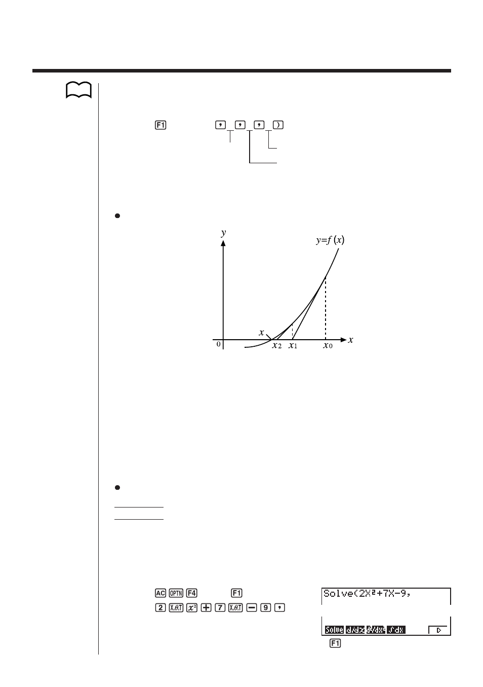 2 solve calculations | Casio fx-9750G Differential/Quadratic Differential, Integration, Value User Manual | Page 3 / 16