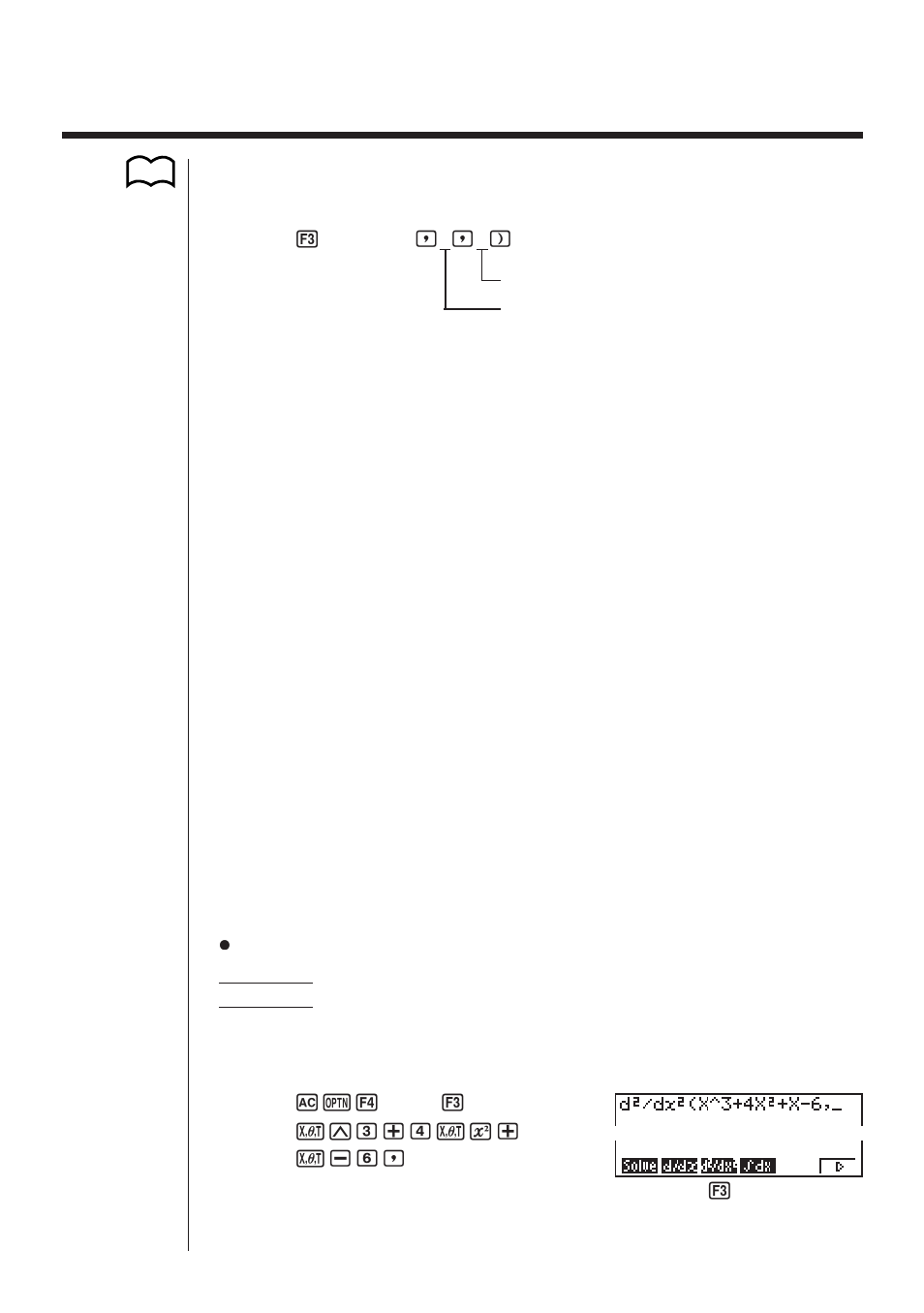 4 quadratic differential calculations | Casio fx-9750G Differential/Quadratic Differential, Integration, Value User Manual | Page 8 / 16