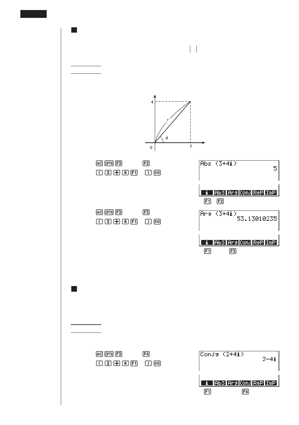 Casio fx-9750G Complex Numbers User Manual | Page 4 / 6