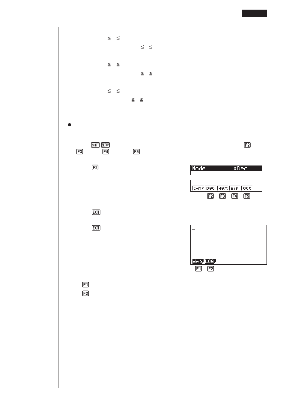 Casio fx-9750G Binary, Octal, Decimal, and Hexadecimal Calculations User Manual | Page 3 / 6