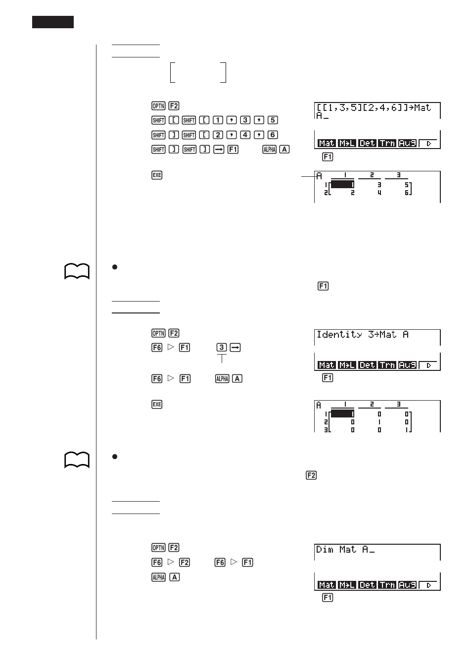 Casio fx-9750G Matrix Calculations User Manual | Page 12 / 23