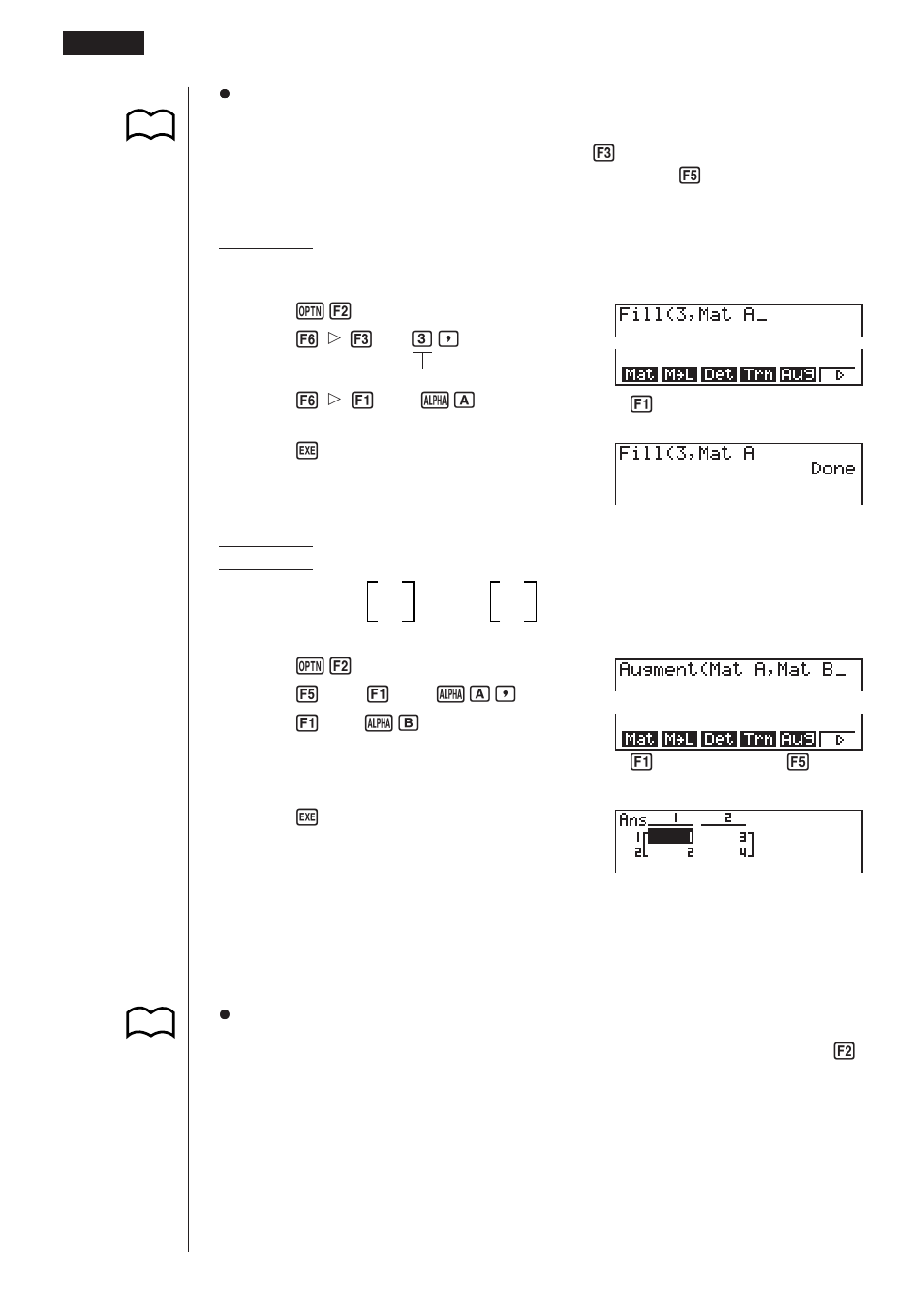 Casio fx-9750G Matrix Calculations User Manual | Page 14 / 23