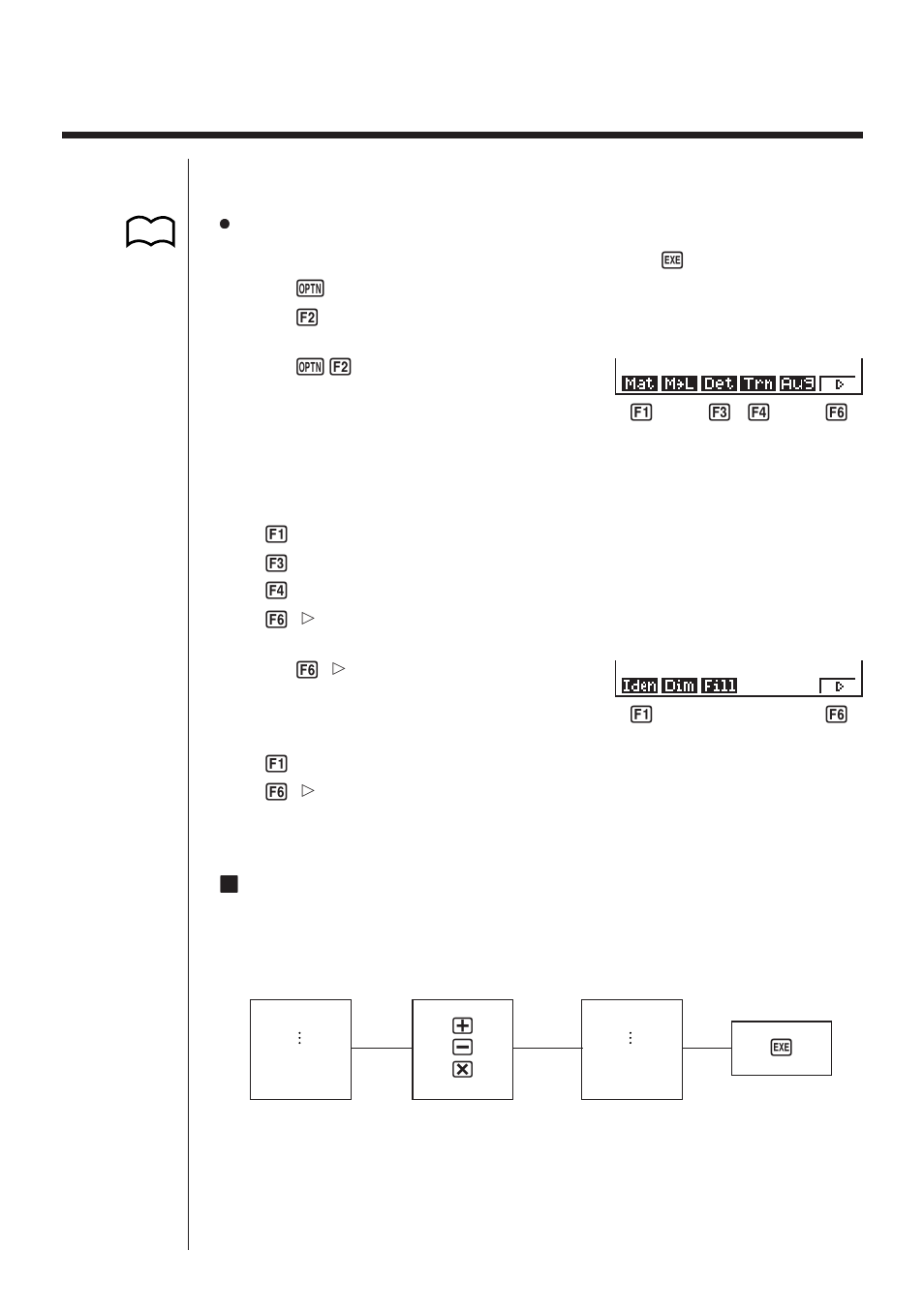 4 matrix calculations | Casio fx-9750G Matrix Calculations User Manual | Page 16 / 23