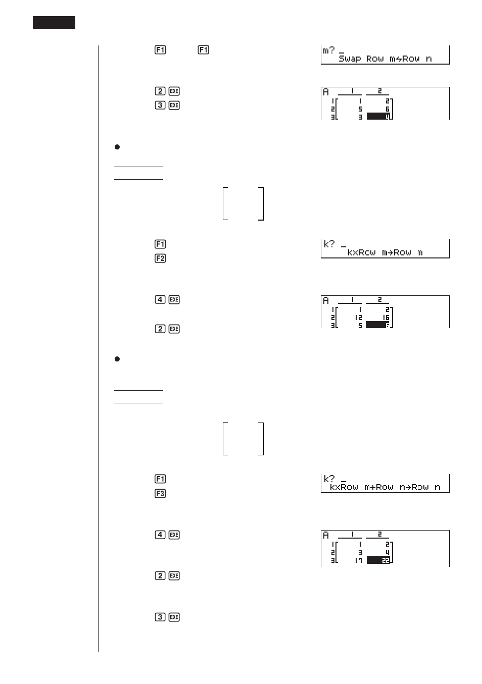 Casio fx-9750G Matrix Calculations User Manual | Page 6 / 23