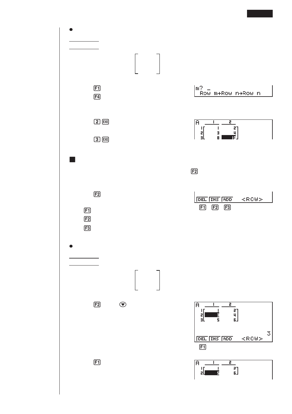 Casio fx-9750G Matrix Calculations User Manual | Page 7 / 23