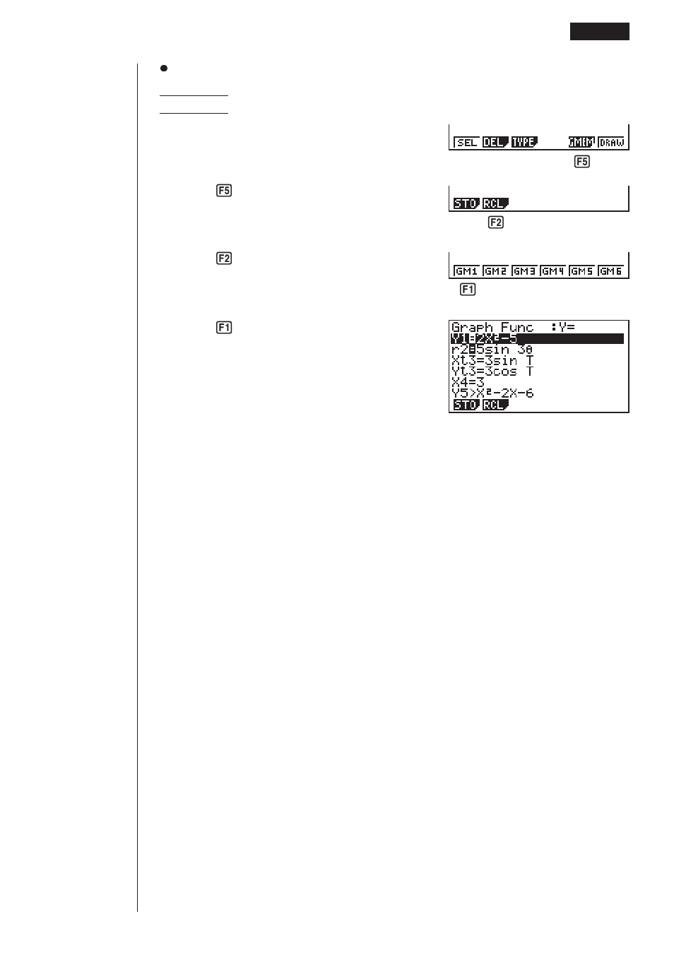 Casio fx-9750G Graphing User Manual | Page 15 / 38