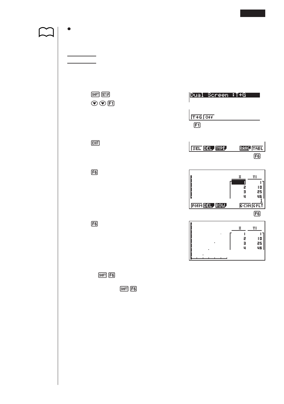 Casio fx-9750G Table & Graph User Manual | Page 13 / 14
