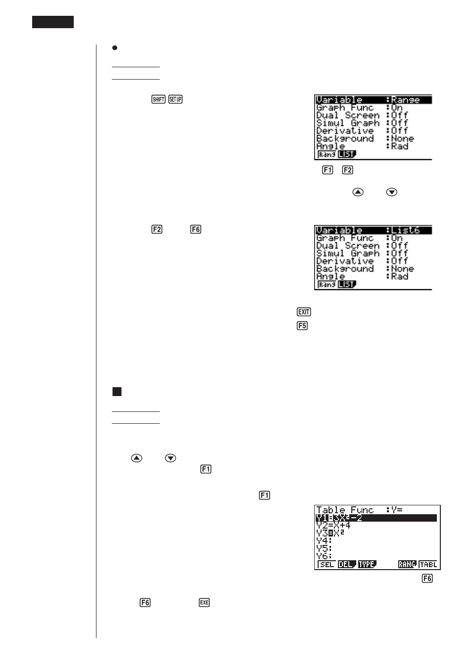 Casio fx-9750G Table & Graph User Manual | Page 4 / 14