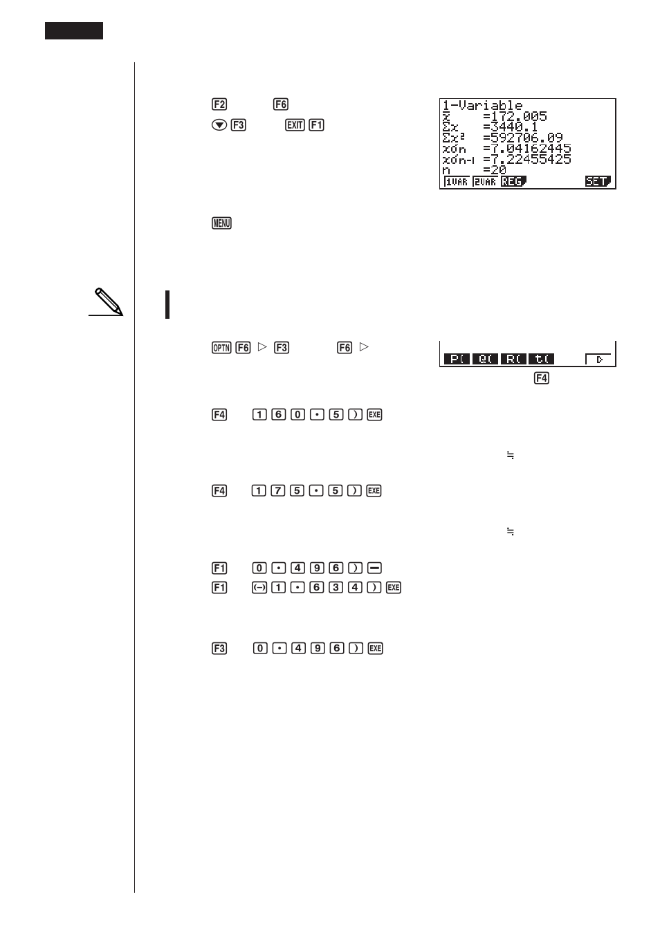 Casio fx-9750G Statistical Graphs and Calculations User Manual | Page 28 / 29