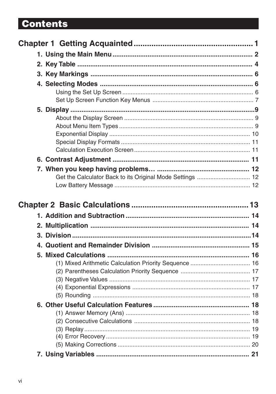 Casio fx-7400G PLUS Getting Acquainted User Manual | Page 8 / 14