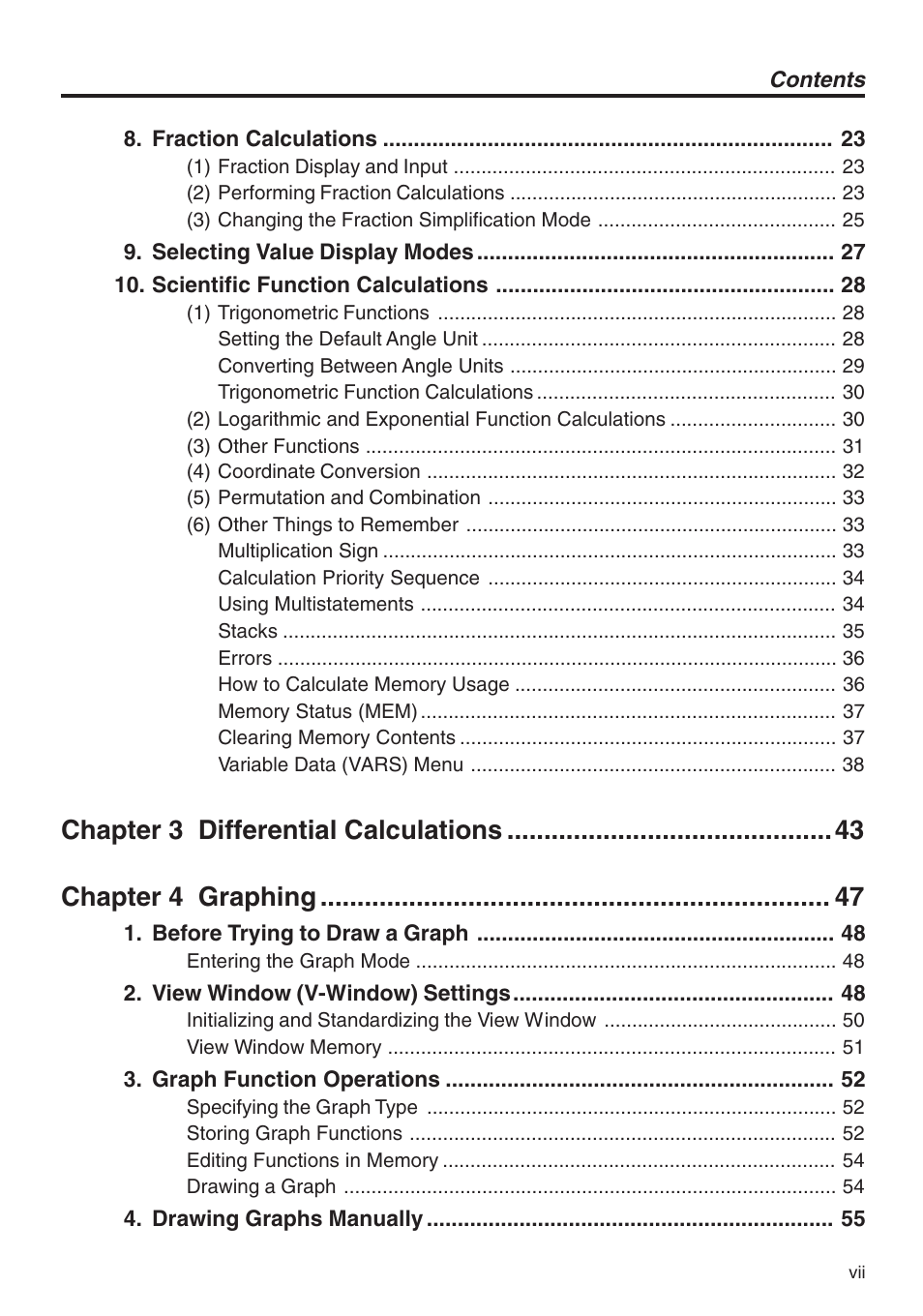 Casio fx-7400G PLUS Getting Acquainted User Manual | Page 9 / 14