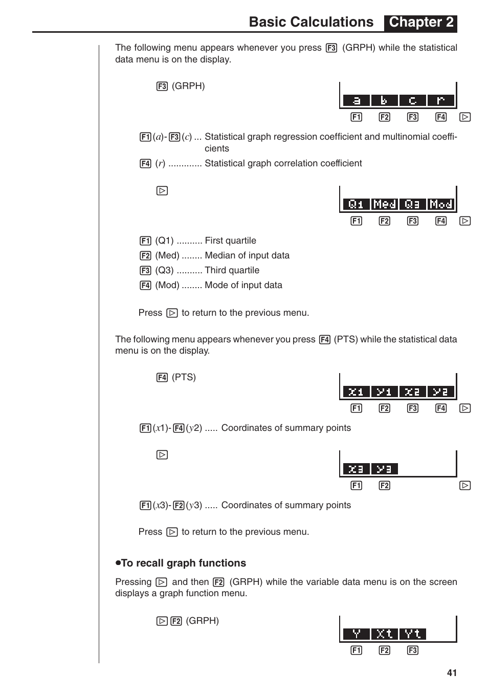 Basic calculations chapter 2 | Casio fx-7400G PLUS Basic Operation User Manual | Page 29 / 30