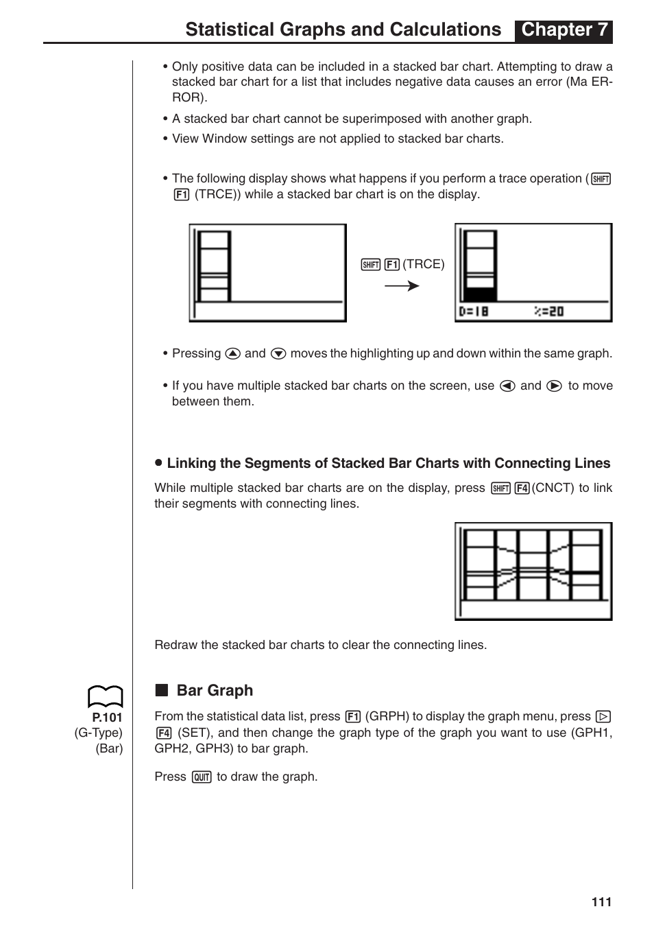 Statistical graphs and calculations chapter 7 | Casio fx-7400G PLUS Statistical Graphs and Calculations User Manual | Page 17 / 30