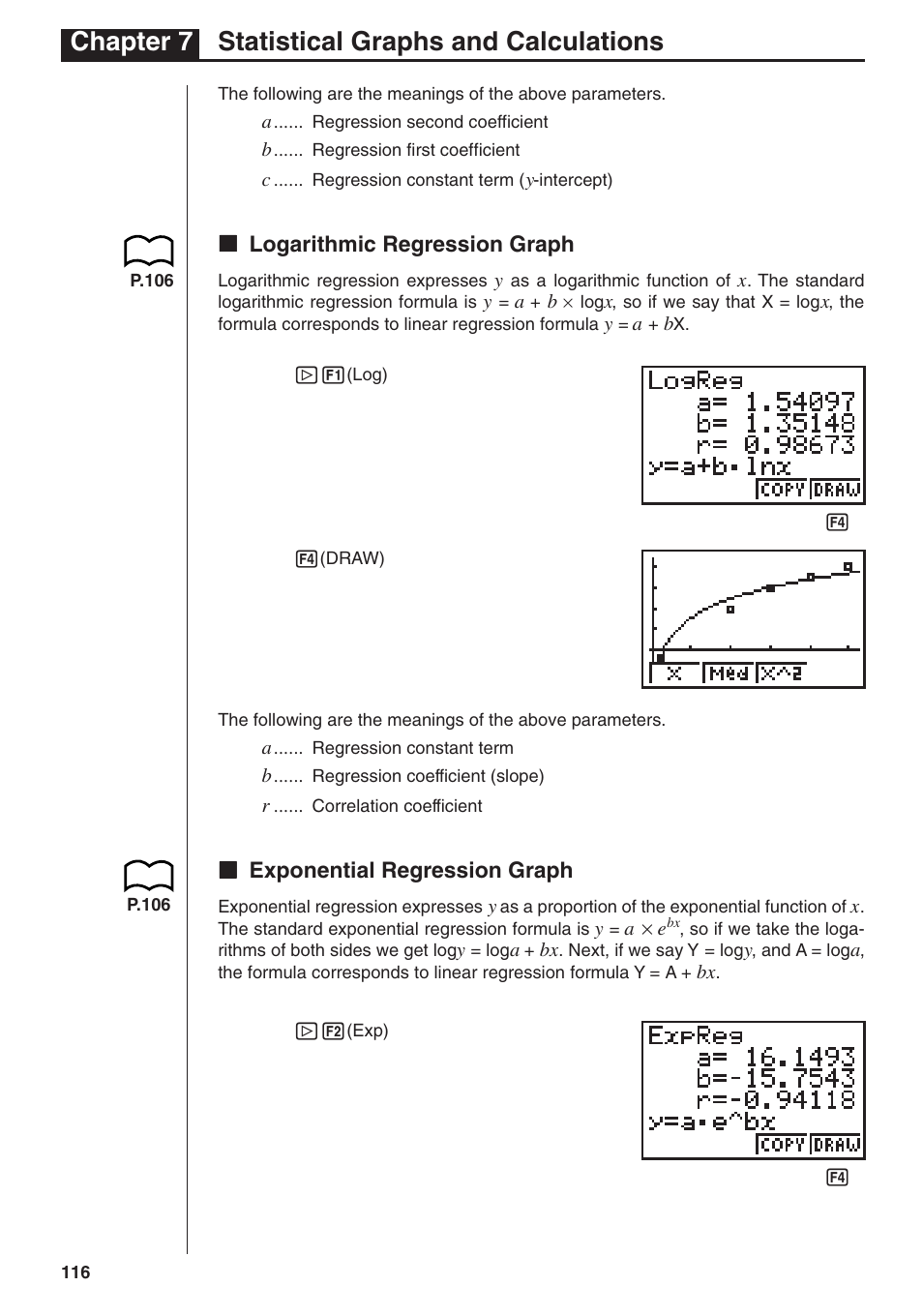 Chapter 7 statistical graphs and calculations | Casio fx-7400G PLUS Statistical Graphs and Calculations User Manual | Page 22 / 30