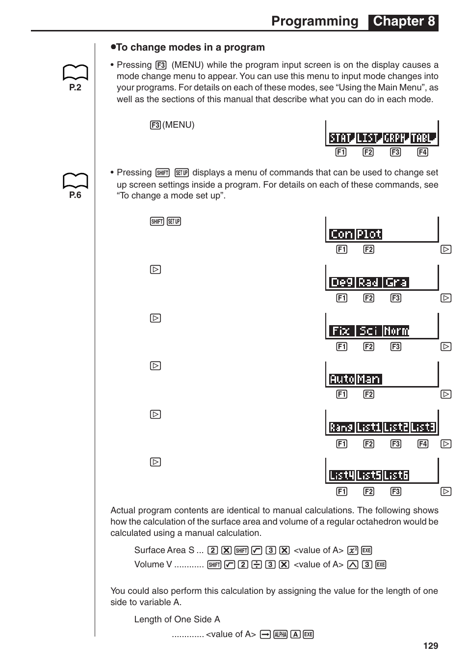 Programming chapter 8 | Casio fx-7400G PLUS Programming User Manual | Page 5 / 38