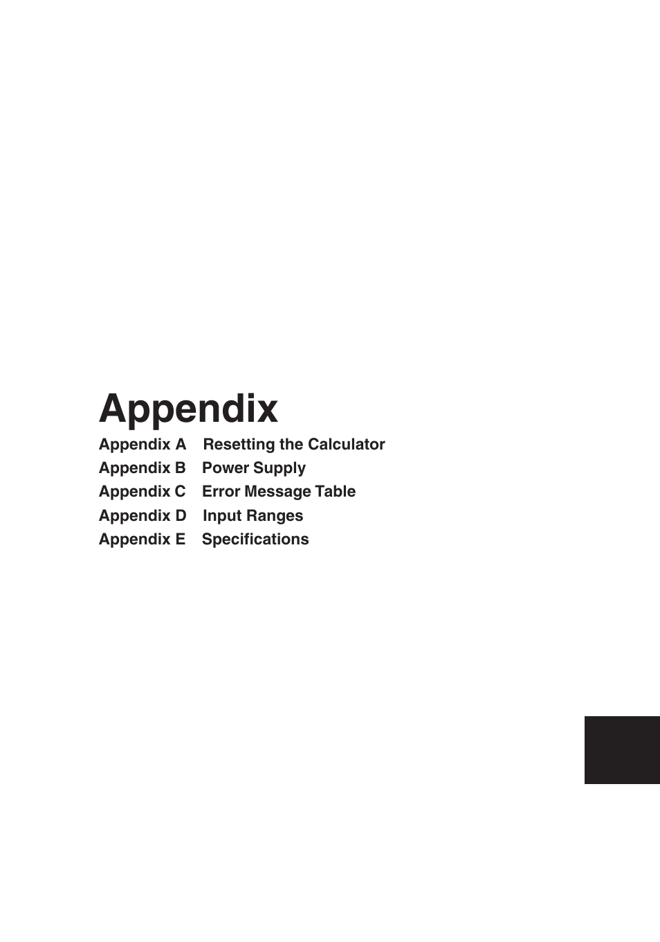 Casio fx-7400G PLUS Appendix User Manual | 14 pages