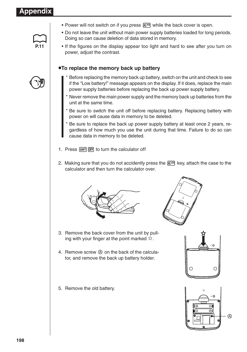 Appendix | Casio fx-7400G PLUS Appendix User Manual | Page 6 / 14