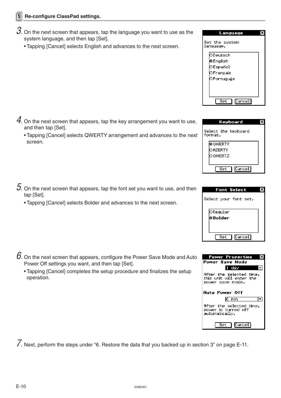 Casio ClassPad 330 V.3.04 OS Update User Manual | Page 11 / 15