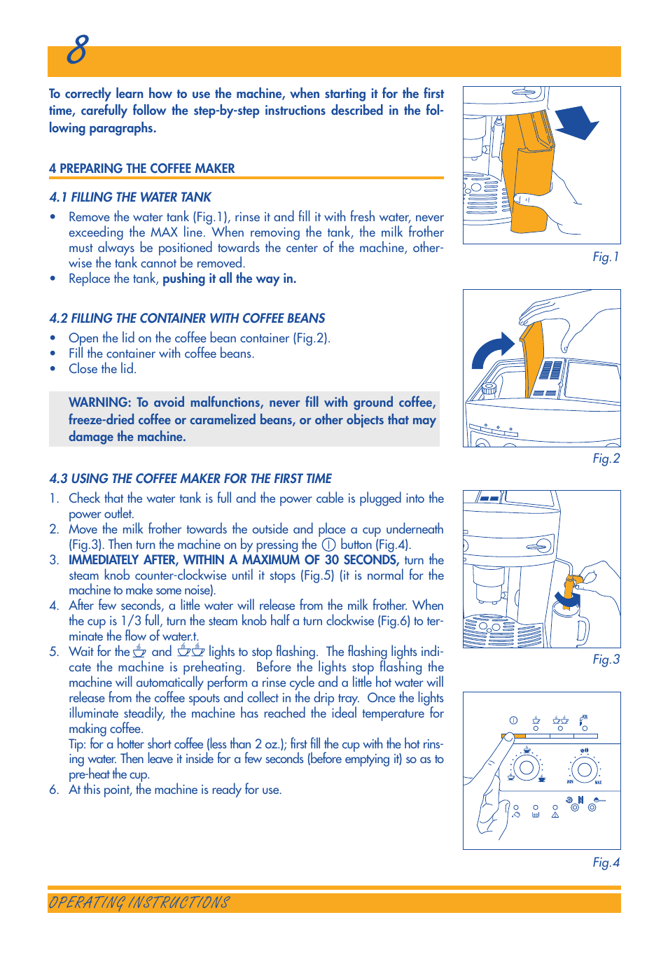 DeLonghi 3300 User Manual | Page 8 / 22