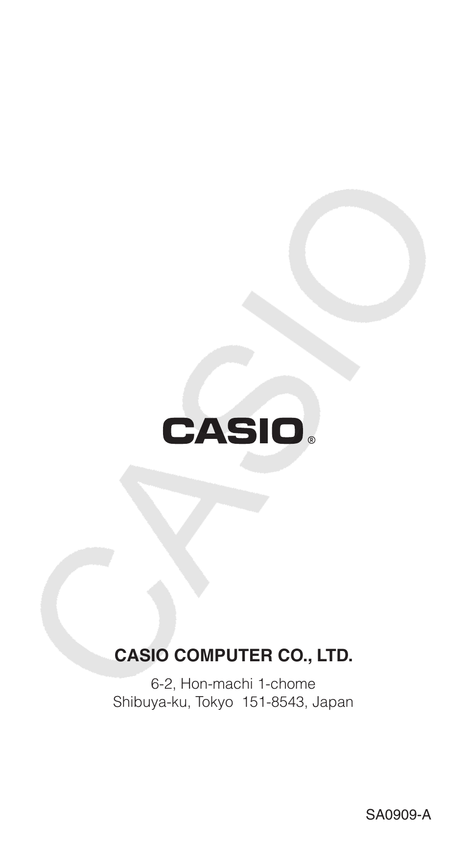 Casio computer co., ltd | Casio fx-92B Collège 2D+ User Manual | Page 31 / 31