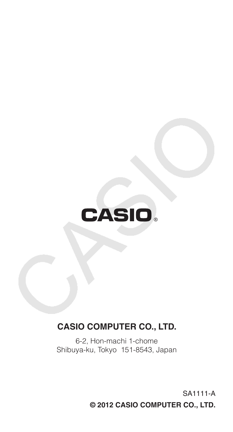 Casio computer co., ltd | Casio fx-115ES PLUS User Manual | Page 59 / 59