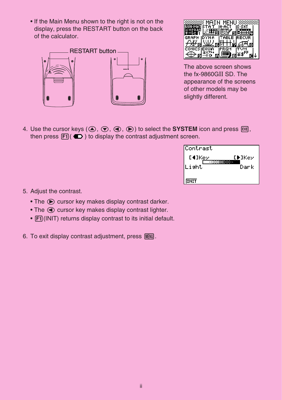 Casio FX-9750GII User Manual | Page 4 / 17