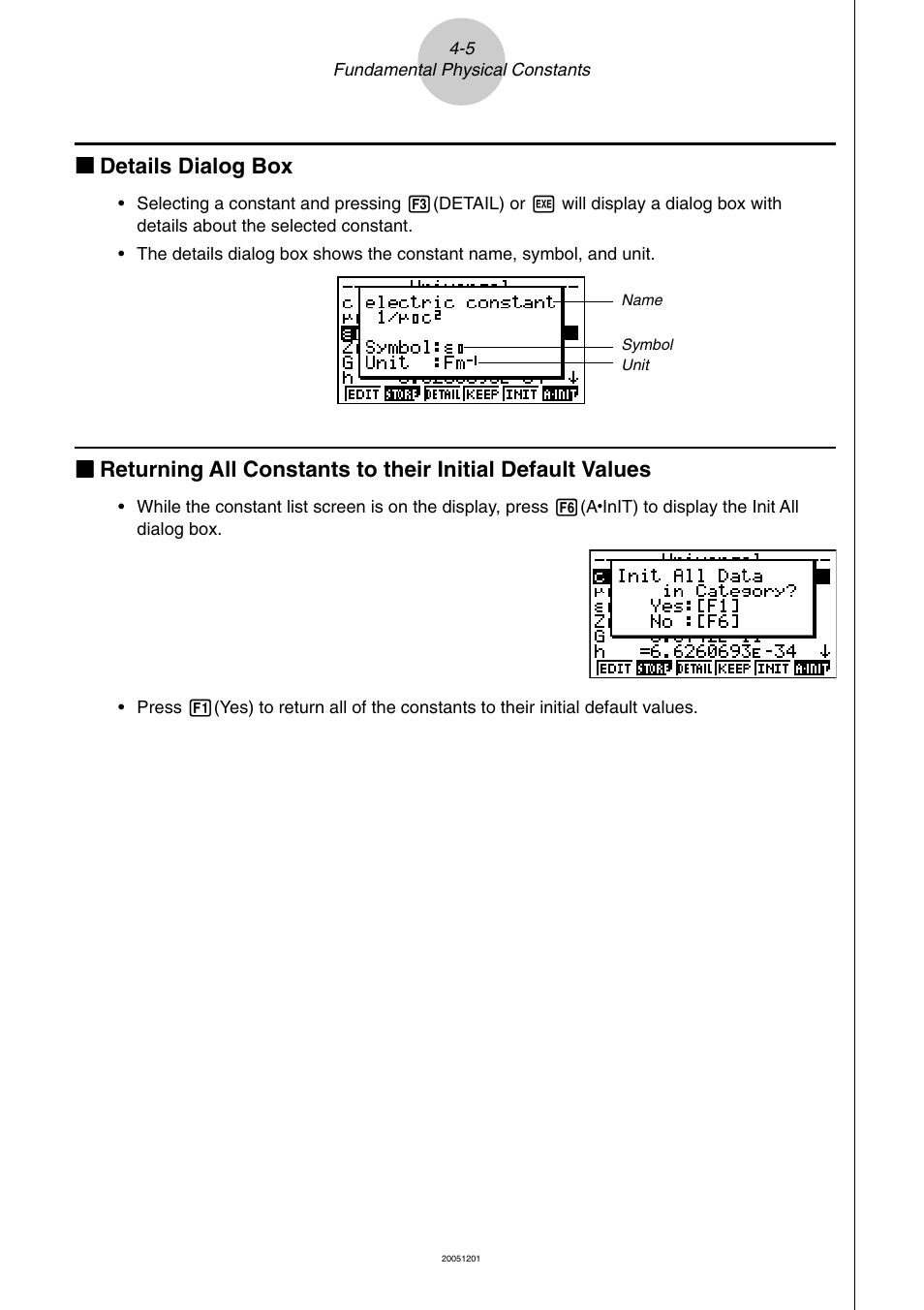 Casio fx-9860G Physium User Manual | Page 15 / 20