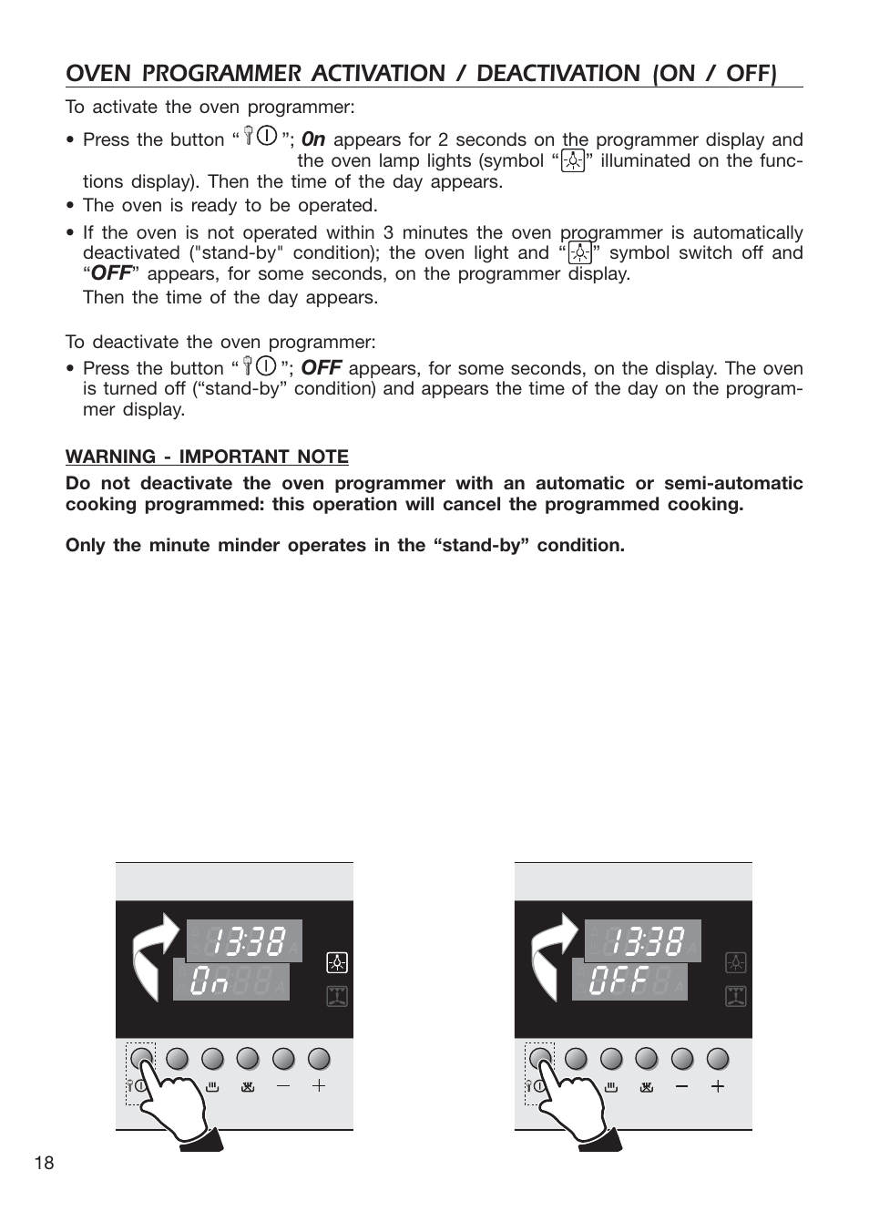 DeLonghi EMFPS 60 B User Manual | Page 18 / 44