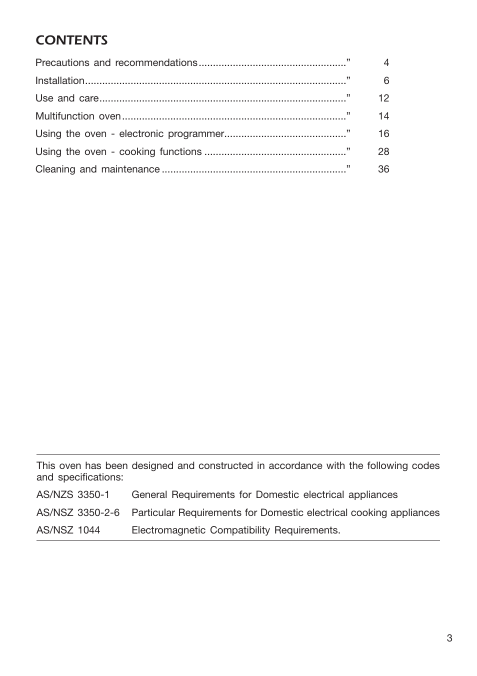 DeLonghi EMFPS 60 B User Manual | Page 3 / 44