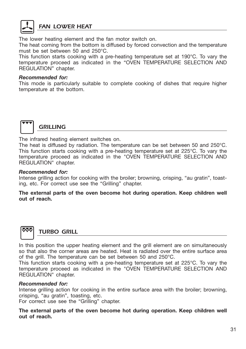 DeLonghi EMFPS 60 B User Manual | Page 31 / 44