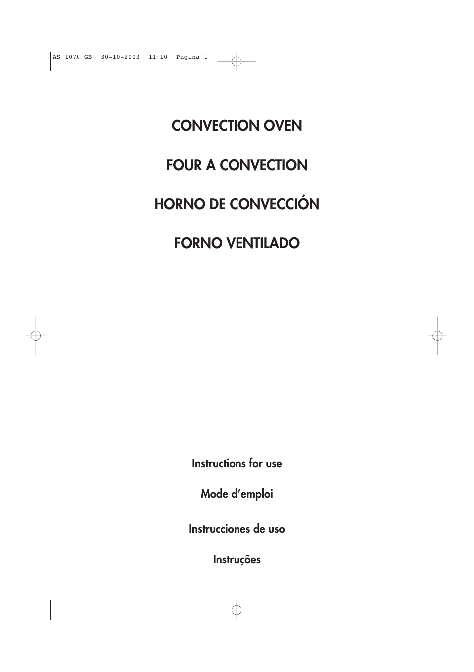 DeLonghi AS-1070 User Manual | 13 pages