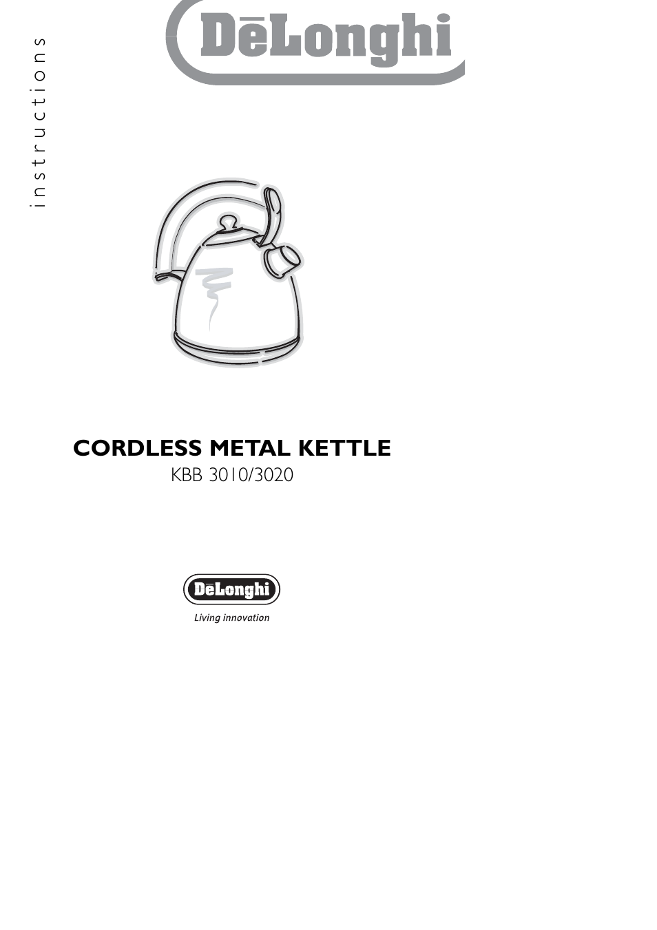 DeLonghi KBB 3020 User Manual | 8 pages