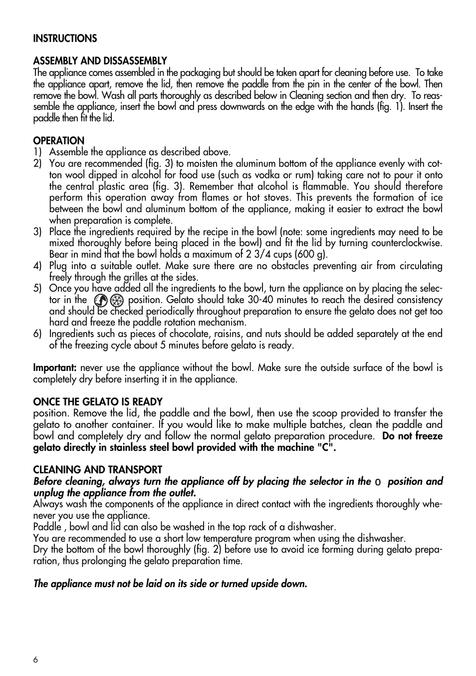 DeLonghi GM6000 User Manual | Page 6 / 20