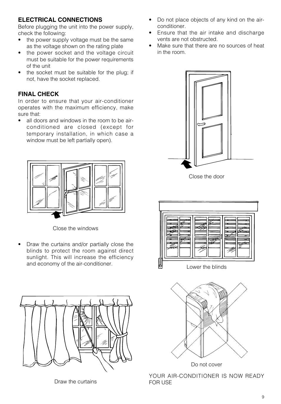 DeLonghi PAC GSR/MU User Manual | Page 9 / 15