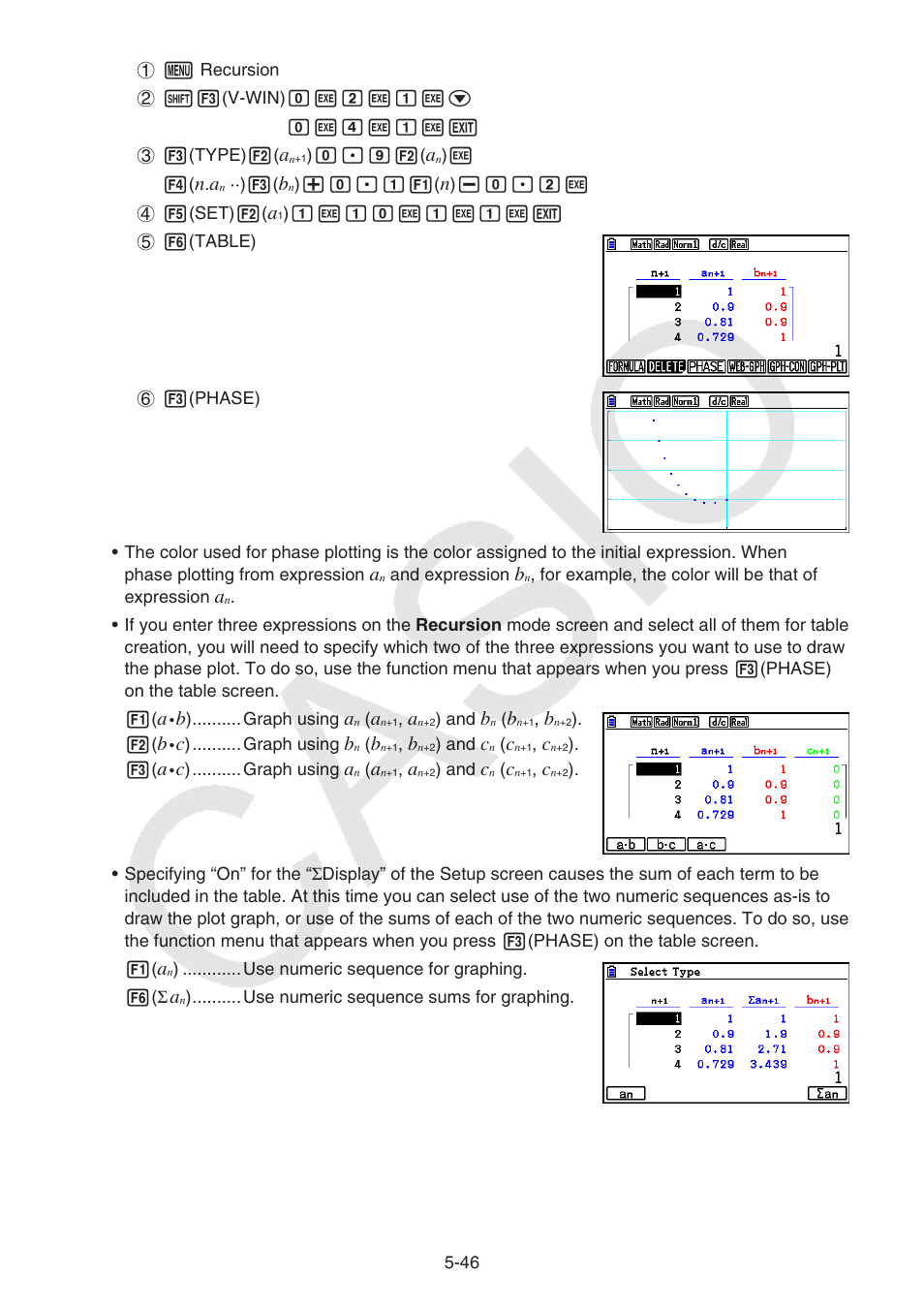 Casio FX-CG10 User Manual | Page 178 / 601