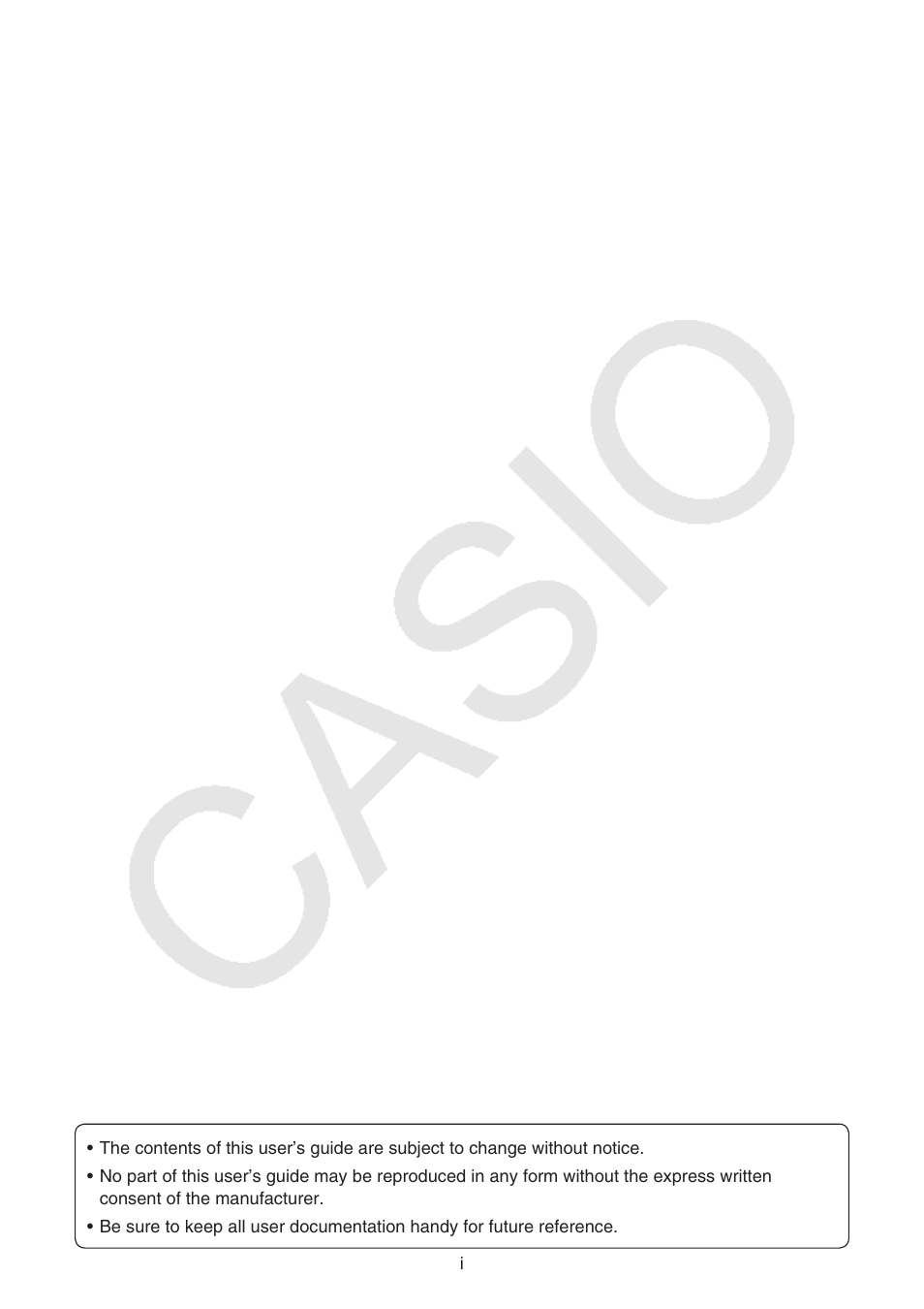 Casio FX-CG10 User Manual | Page 2 / 601