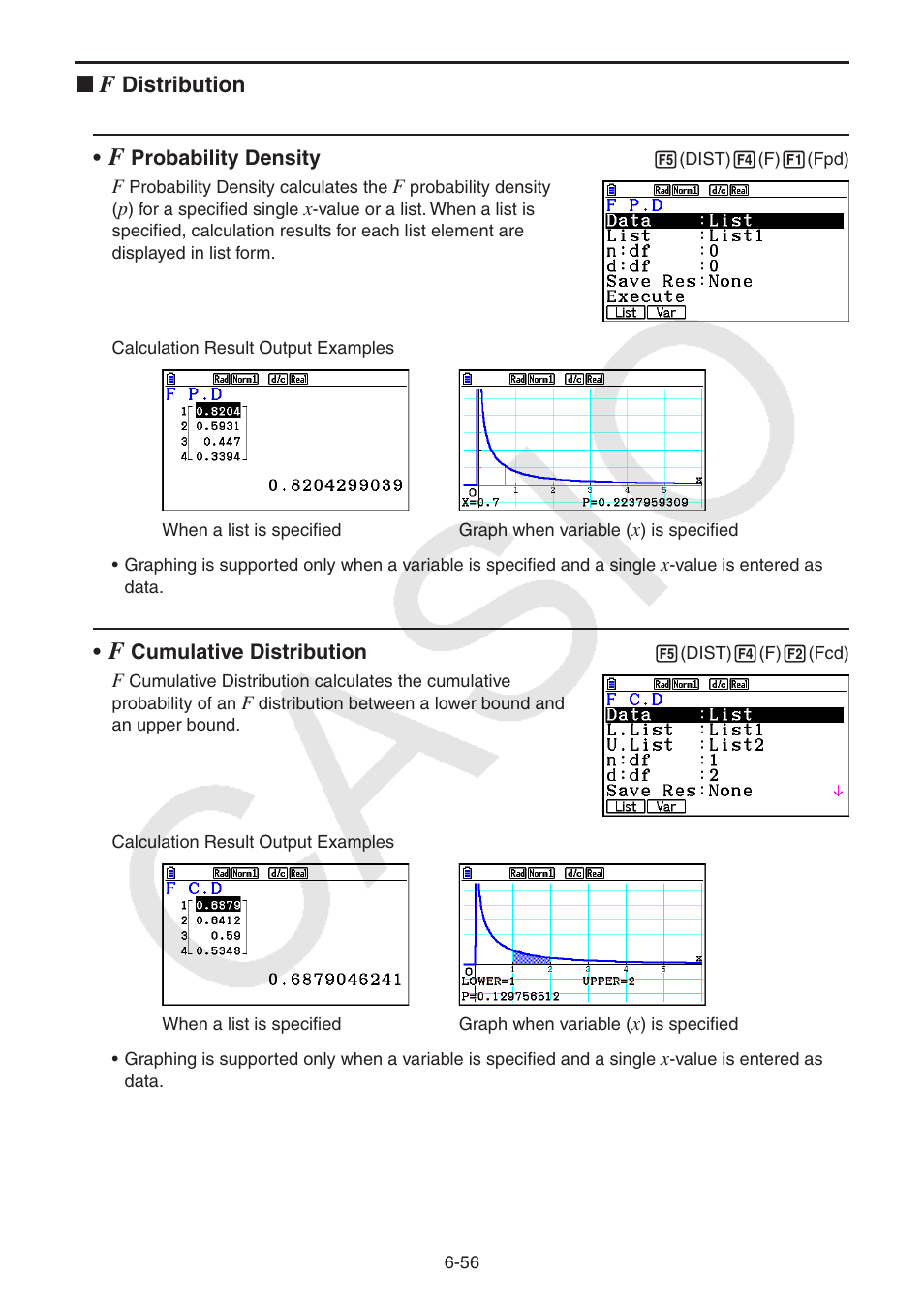 Distribution | Casio FX-CG10 User Manual | Page 249 / 601