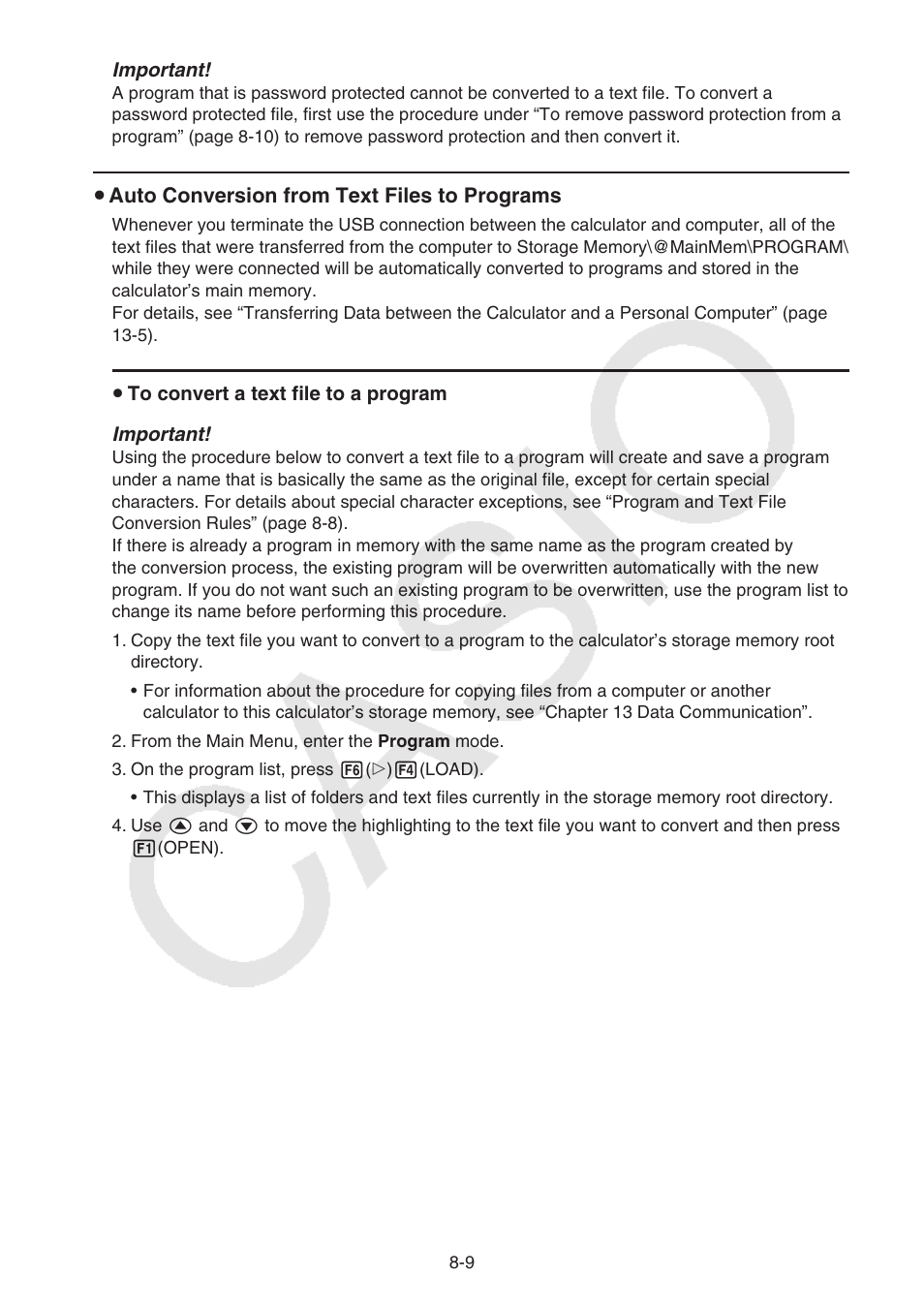 Casio FX-CG10 User Manual | Page 293 / 601