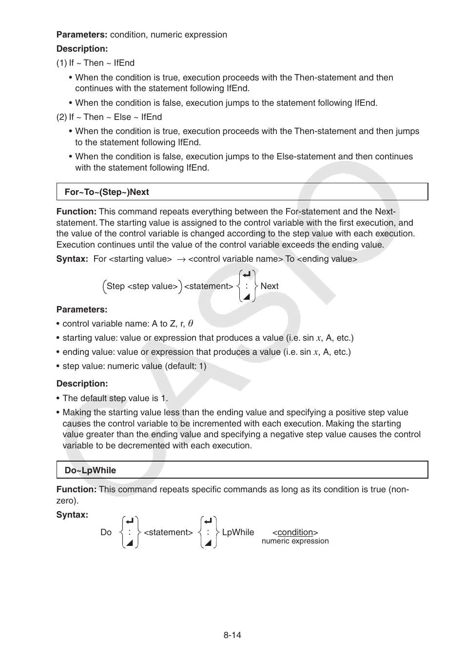 Casio FX-CG10 User Manual | Page 298 / 601