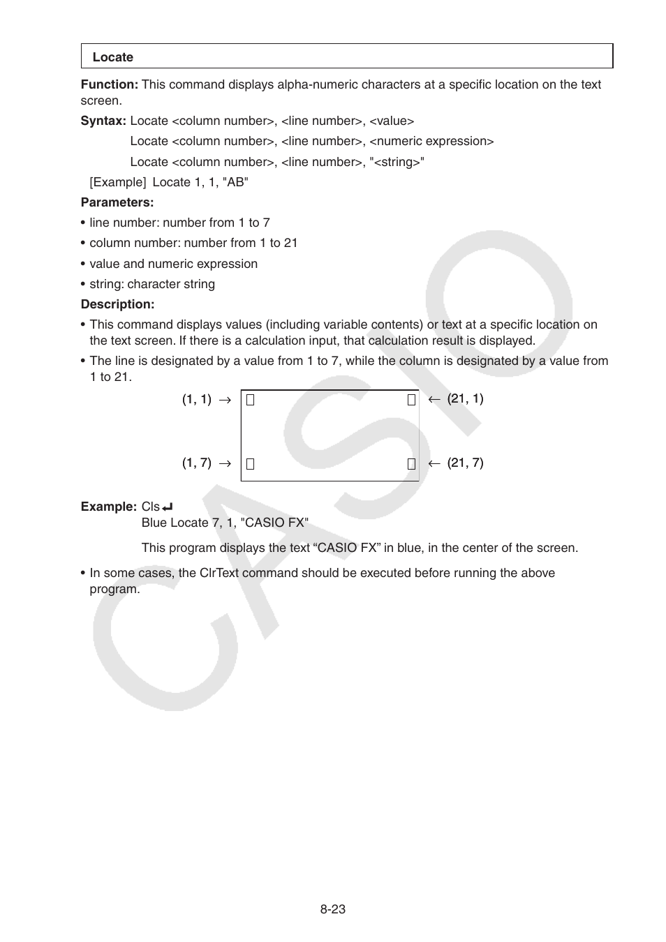 Casio FX-CG10 User Manual | Page 307 / 601