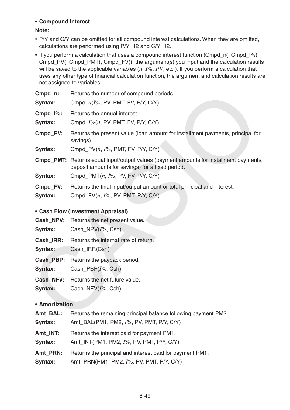 Casio FX-CG10 User Manual | Page 333 / 601